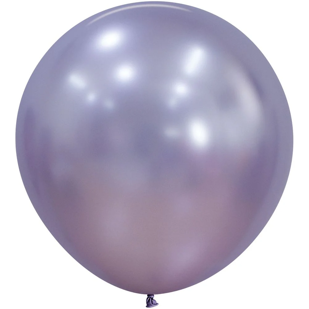 Sempertex 24" Silk Light Amethyst Latex Balloons (10ct) - Image 2