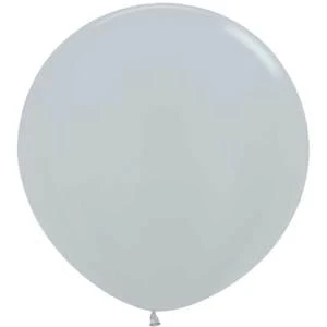 Sempertex 3' Metallic Silver Latex Balloons (2ct)