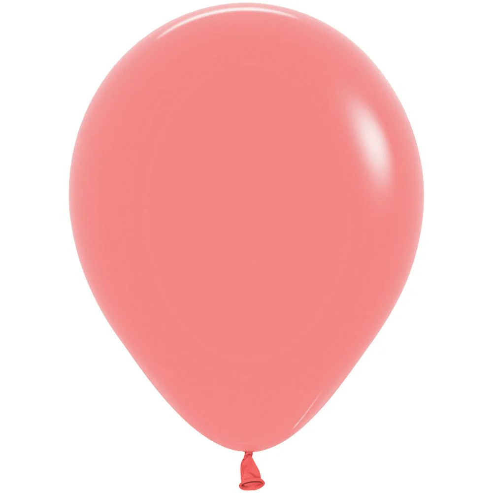 Sempertex 5" Deluxe Tropical Coral Latex Balloons (100ct) - Image 2