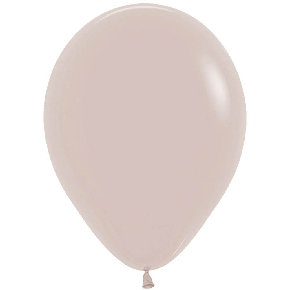 Sempertex 5" Deluxe White Sand Latex Balloons (100ct) - Image 2