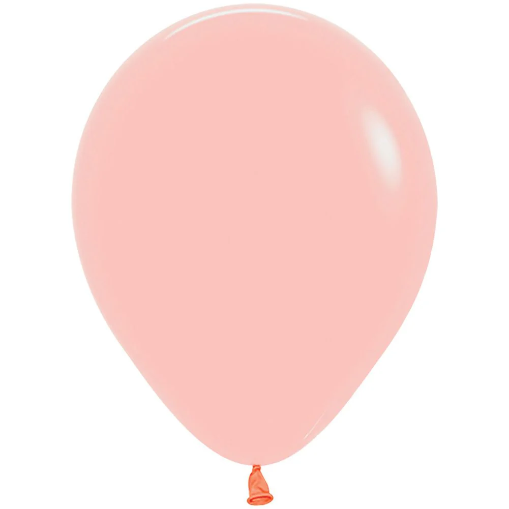 Sempertex 5" Pastel Matte Melon Latex Balloons (100ct) - Image 2