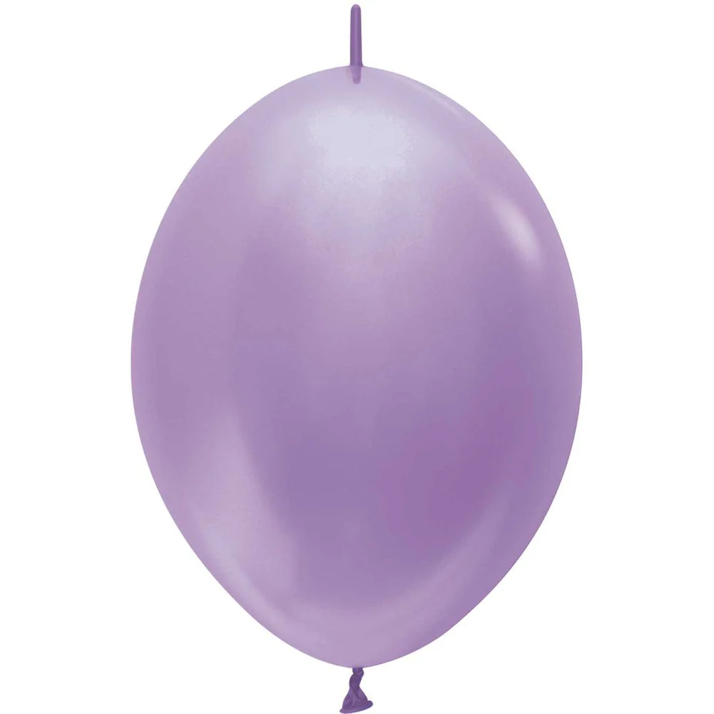 Sempertex 6" Pearl Lilac Link-O-Loon Latex Balloons (50ct)