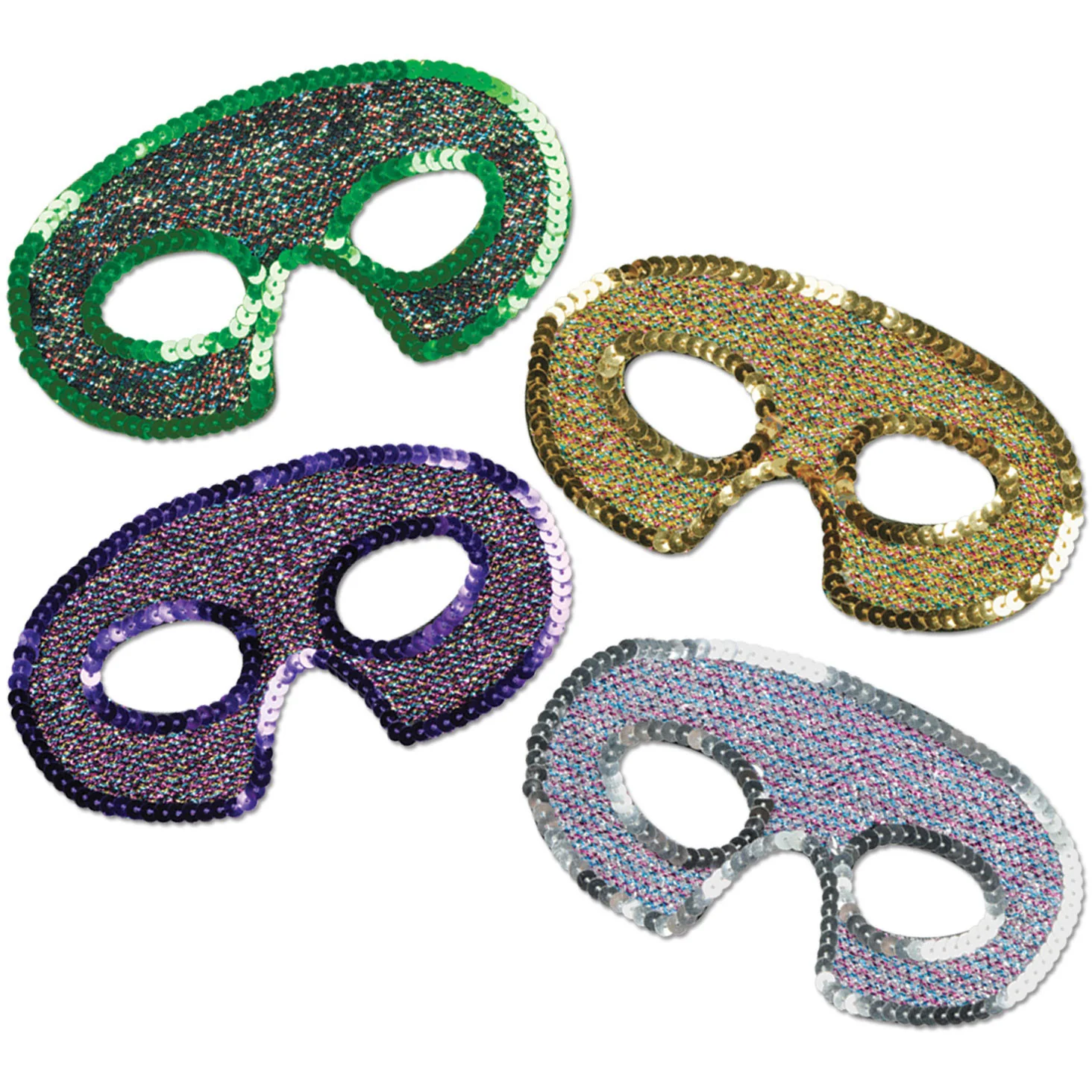 Sequin Half Masks