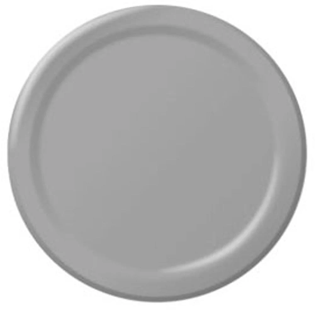 Silver Paper Banquet Plates (20ct)