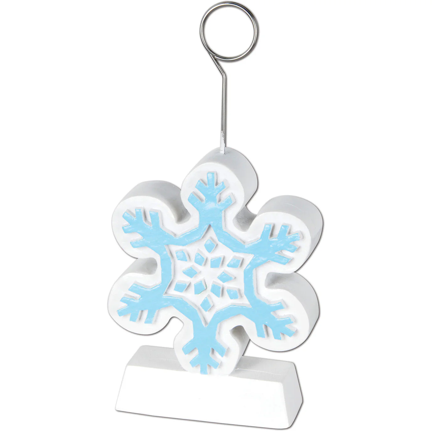 Snowflake Photo/Balloon Holder