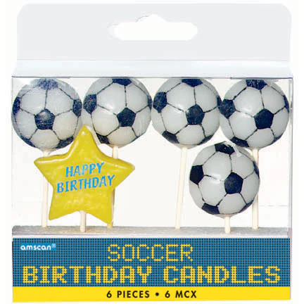 Soccer Pick Candles