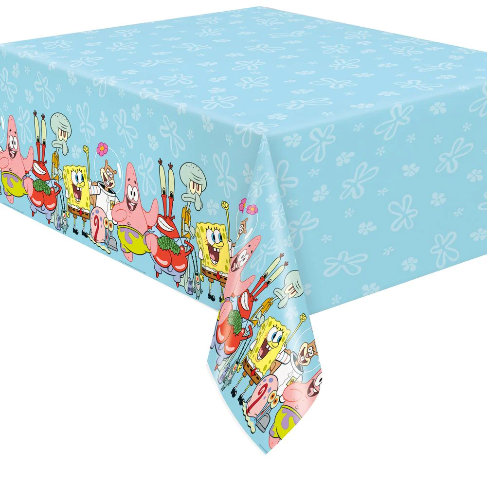 SpongeBob SquarePants Rectangle Plastic Table Cover (1ct)