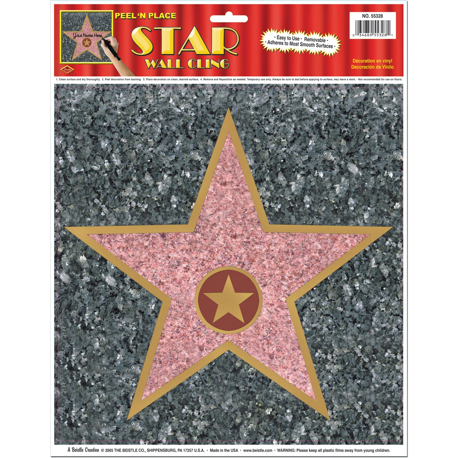 Star Peel-n-Place