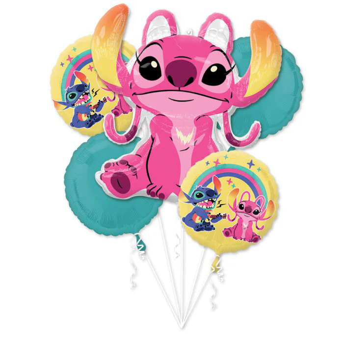 Stitch Bouquet of Balloons (5pc)
