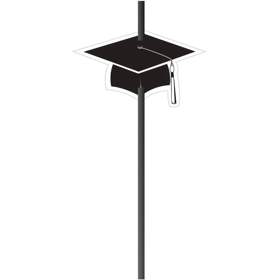 Straws w/ Attachments, Grad, Black