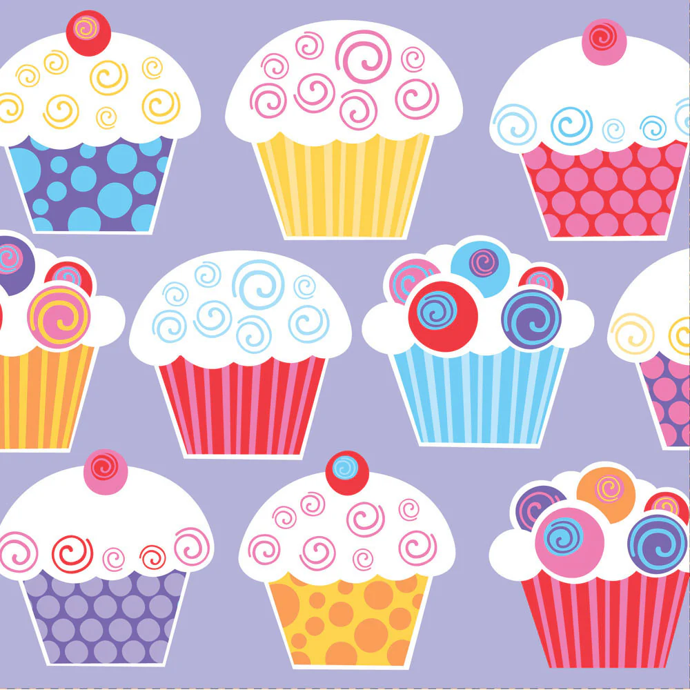 Sweet Cupcake Luncheon Napkins (16ct)