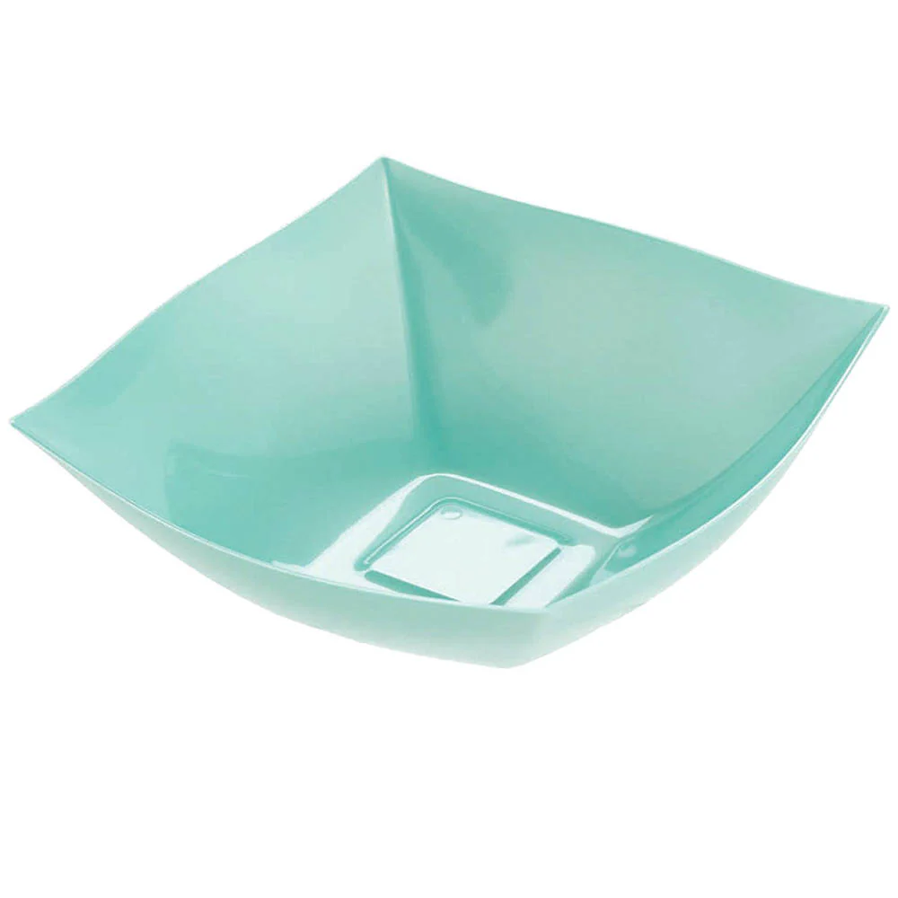 Teal Square 128oz Bowl