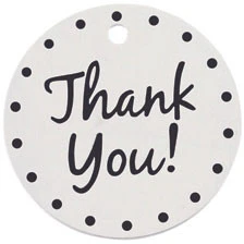 Thank You Favor Accents 12pk