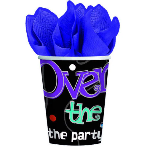 The Party Continues Over The HIll 9oz Paper Cups (8ct)