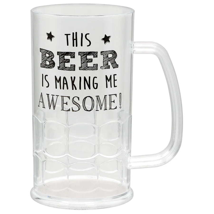 This Beer Is Making Me Awesome 16oz Plastic Tankard