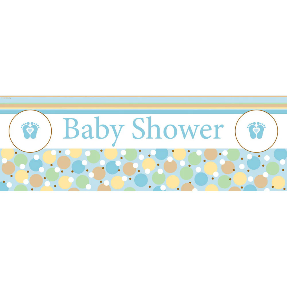 Tiny Toes - Blue Giant Sign Banner