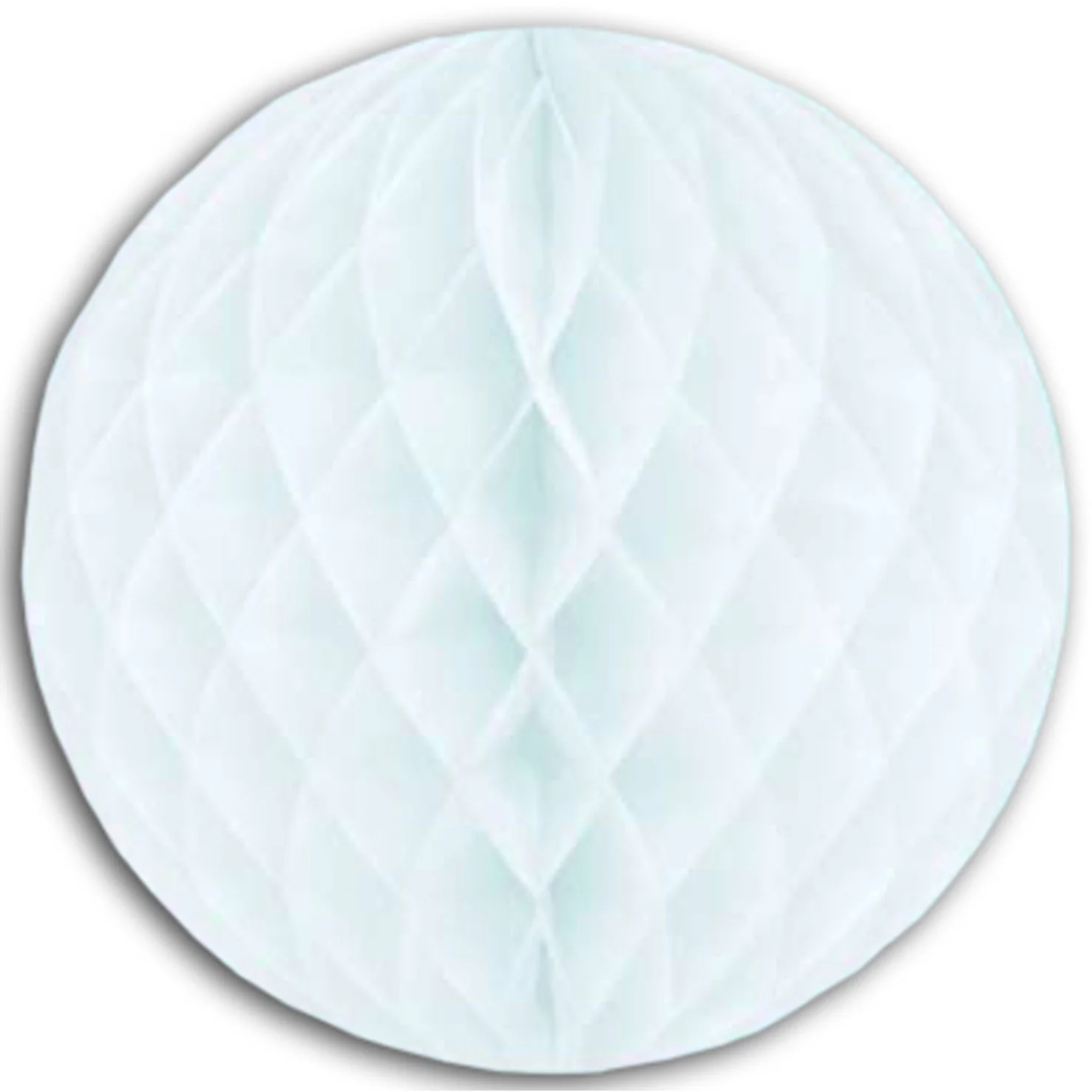 12" White Honeycomb Tissue Ball