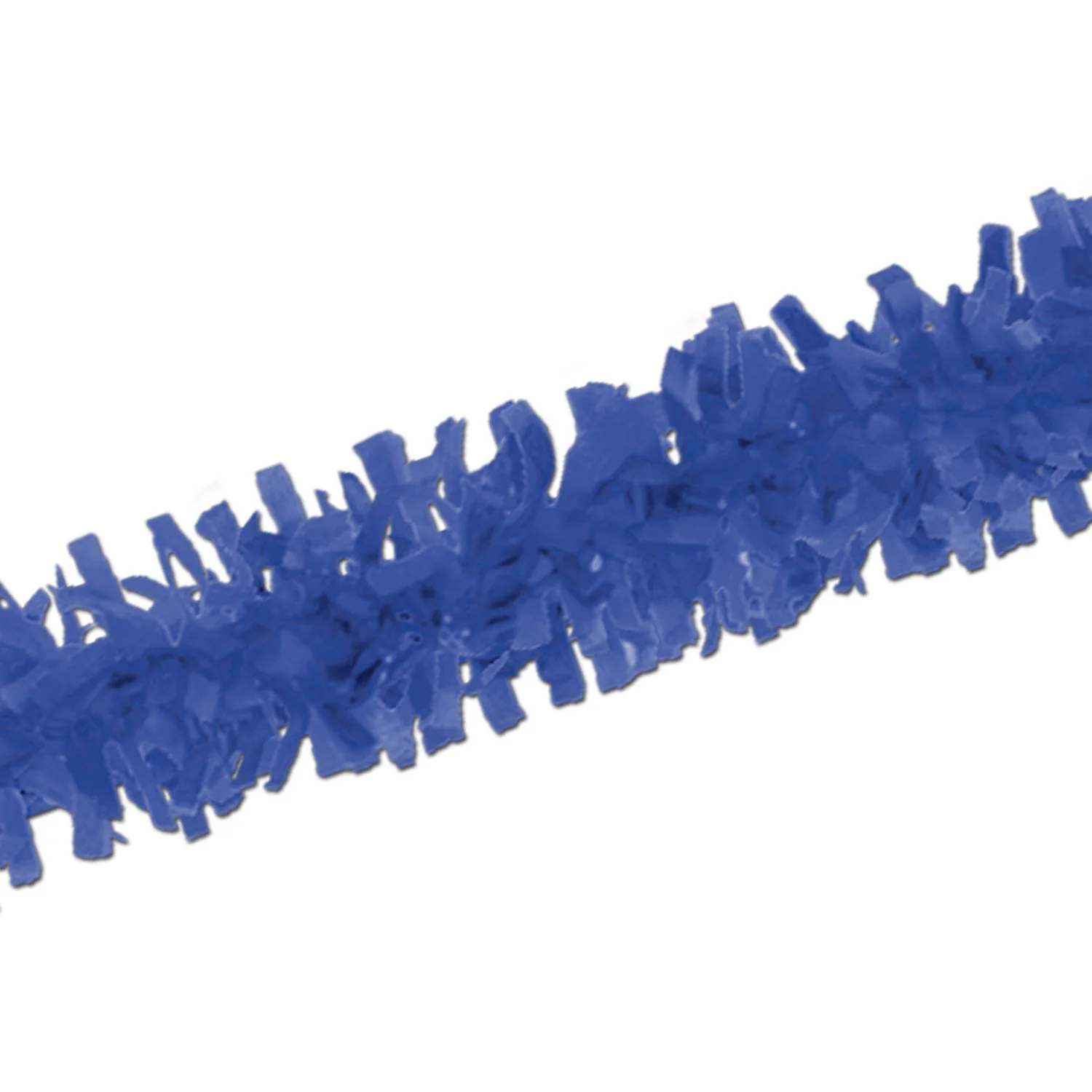 25' Medium Blue Tissue Festooning