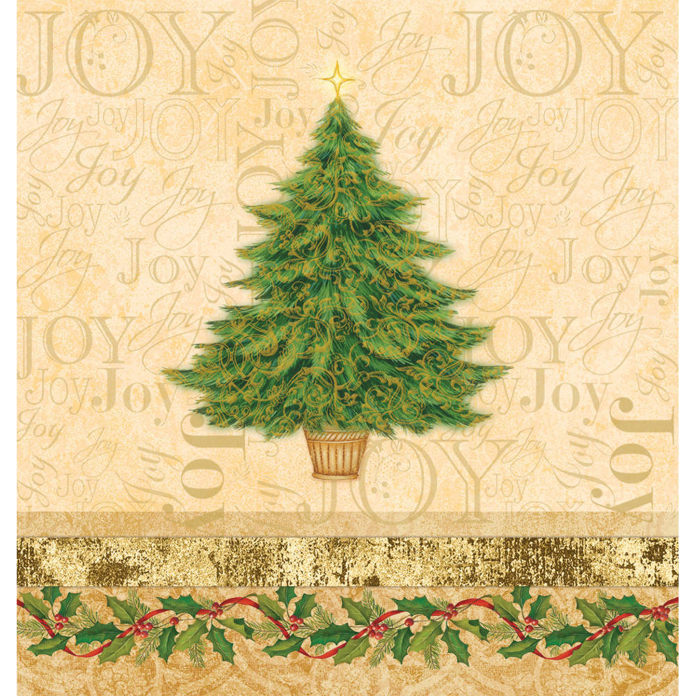 Tree Collage Plastic Tablecover