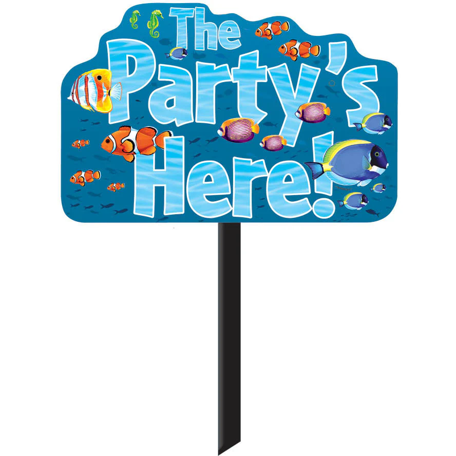 Tropical Summer Yard Sign (1ct)