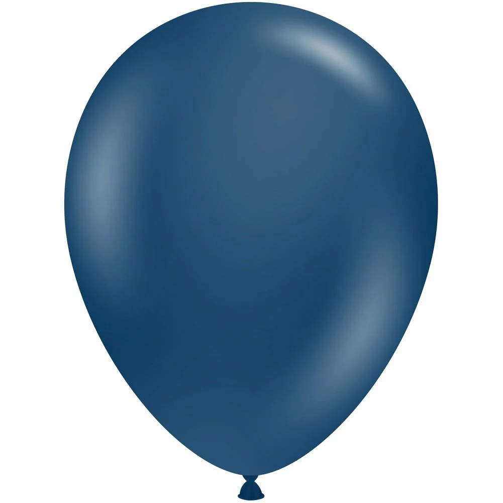Tuftex 11" Naval Dark Navy Blue Latex Balloons (100ct)