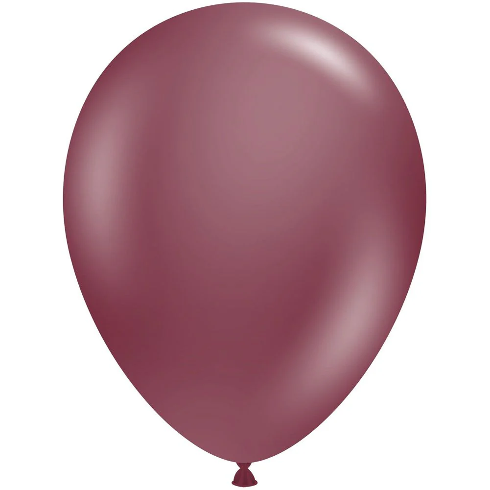 Tuftex 11" Samba Burgundy Red Latex Balloons (100ct)