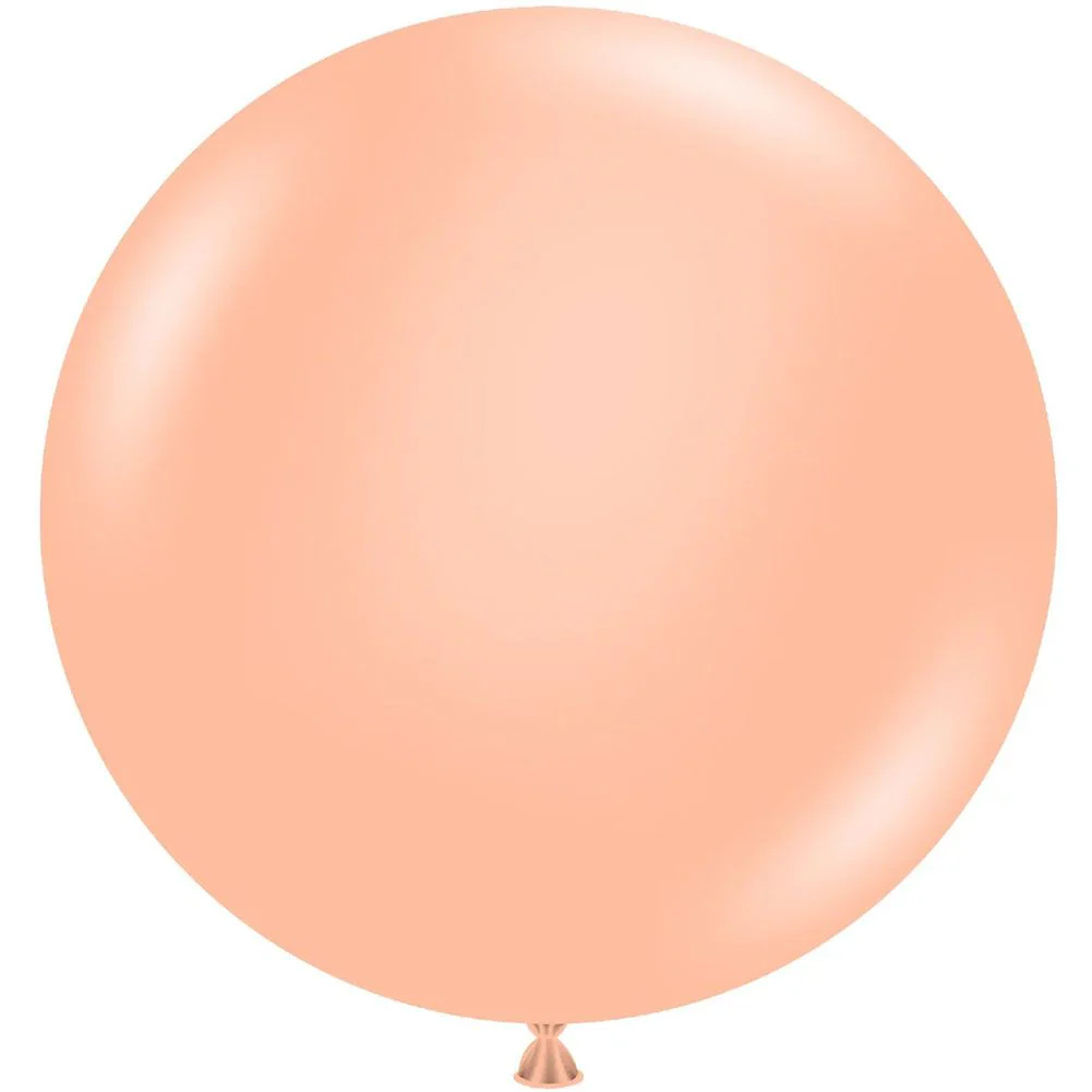 Tuftex 17" Cheeky Orange Latex Balloons (50ct) - Image 2