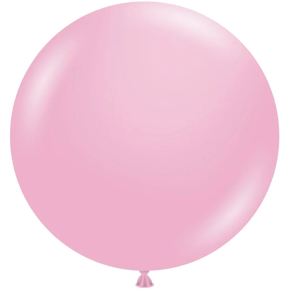 Tuftex 24" Metallic Shimmer Pink Latex Balloons (25ct)
