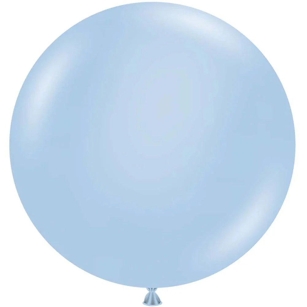 Tuftex 36" Monet Baby Blue Latex Balloons (10ct)