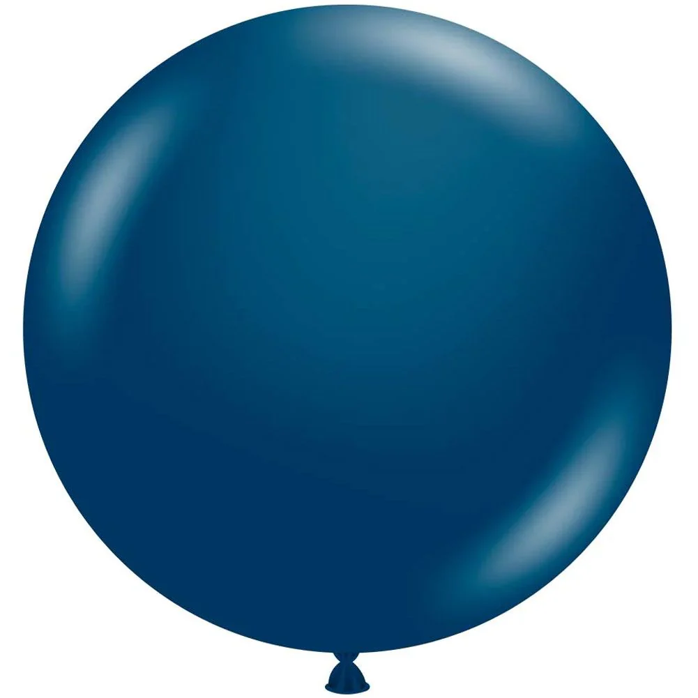 Tuftex 36" Naval Dark Navy Latex Balloons (10ct)