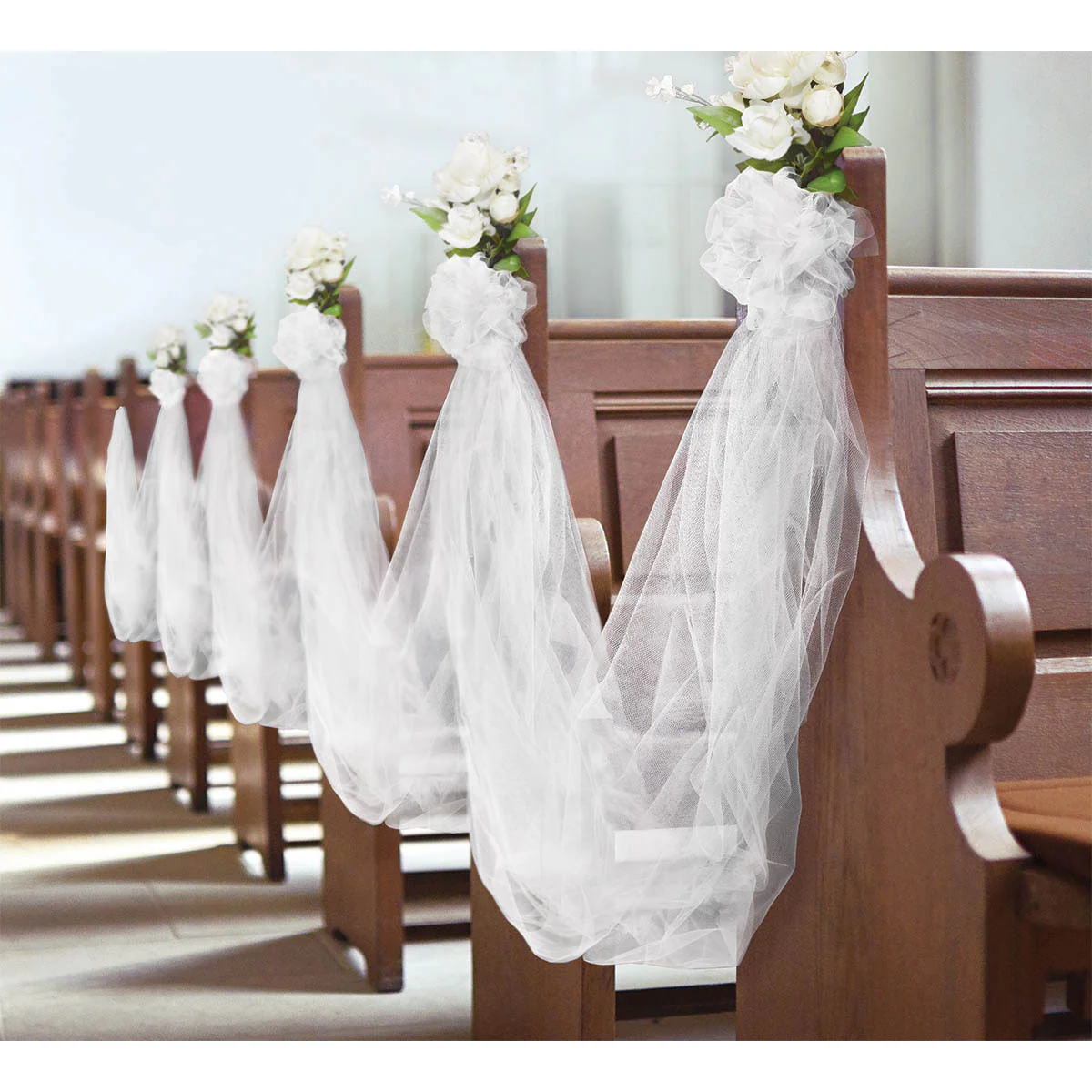 Tulle Bolt White