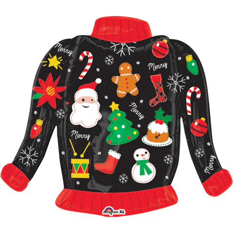 UGLY CHRISTMAS SWEATER SUPER SHAPE