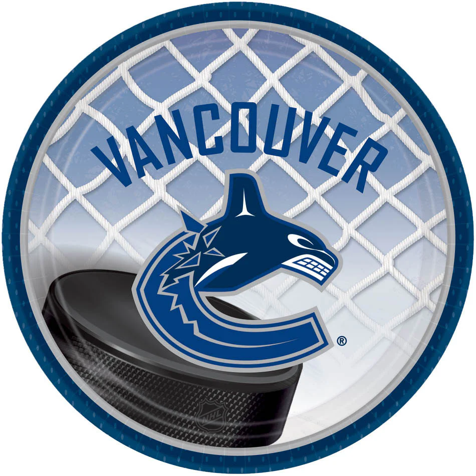 Vancouver Canucks Dessert Plates (8ct)