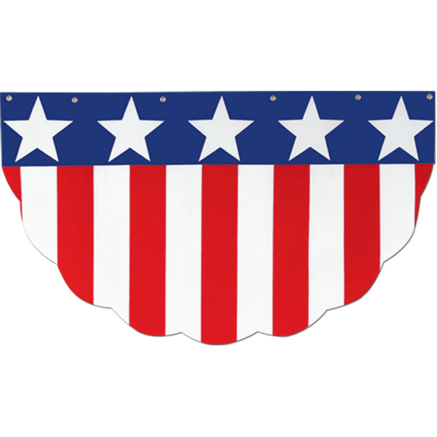 Velvet Patriotic Bunting