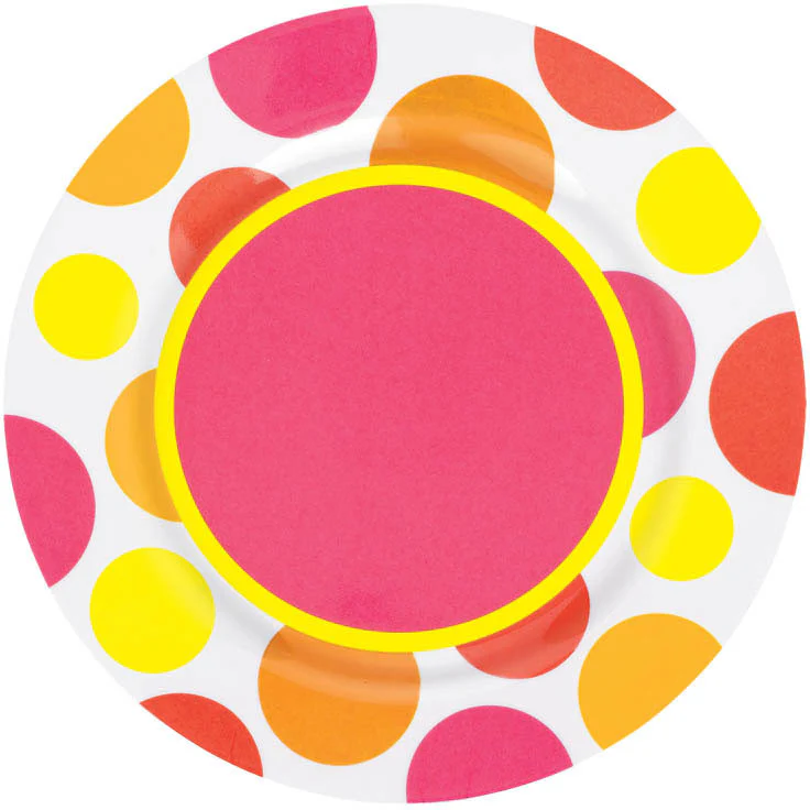 Warm Dots Large Serving Tray (1ct)