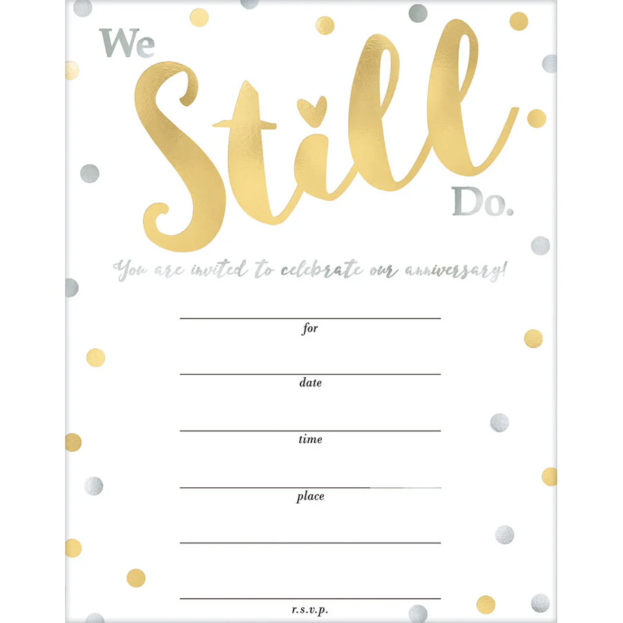 We Still Do Value Pack Invitations (8 ct)