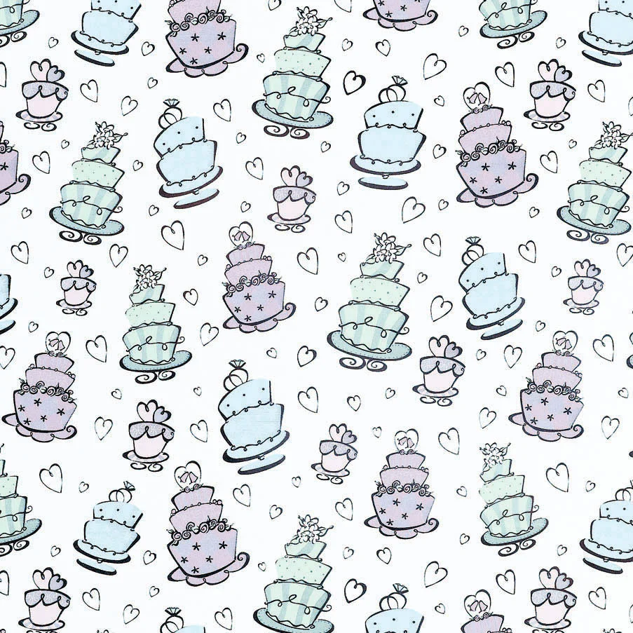 Wedding Cake Gift Wrap Roll