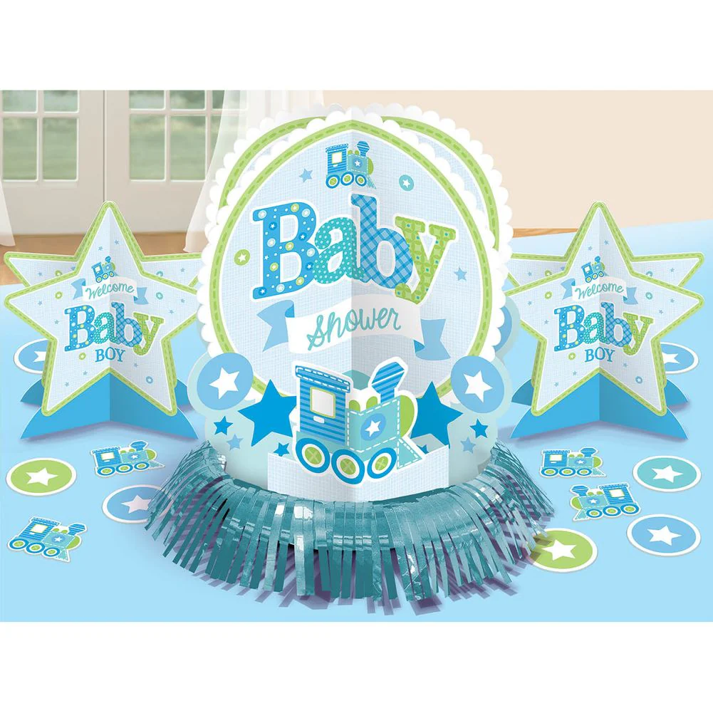 Welcome Little One Boy Table Decorating Kit