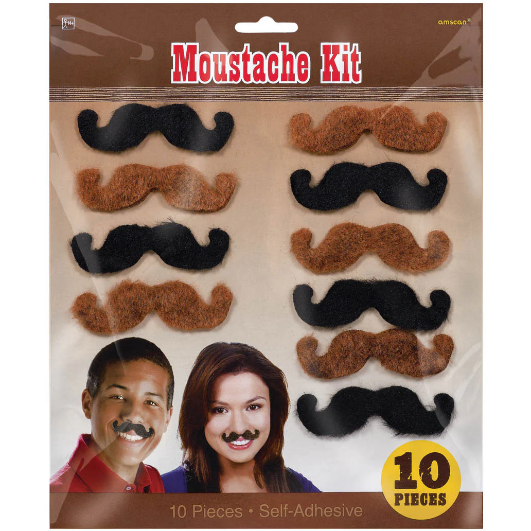 Western Mustache Assortment