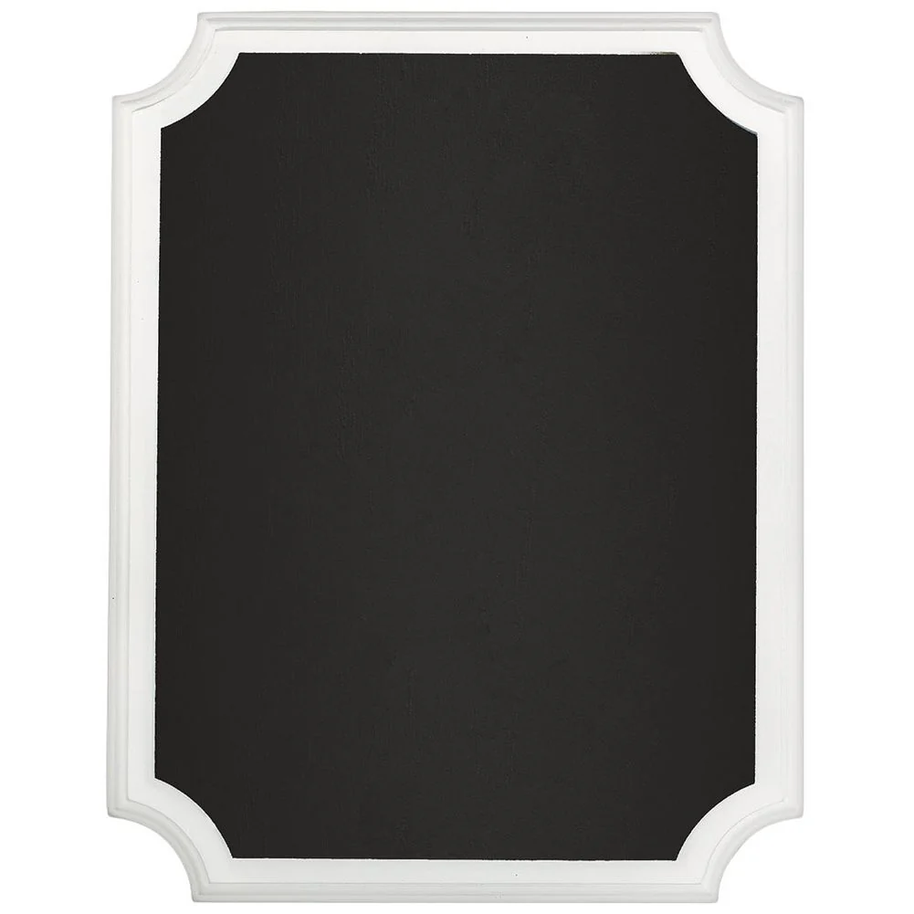White Chalkboard Easel Sign