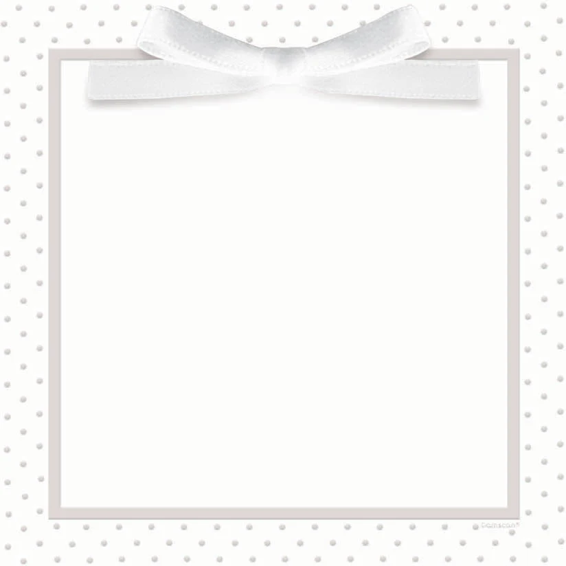 White Dots Imprintable Invitation Kit