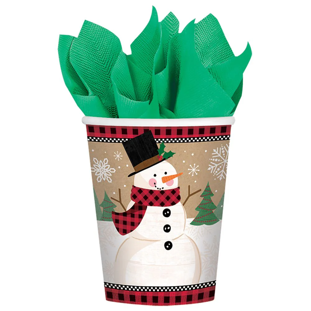 Winter Wonder 9oz Paper Cups (8 ct)