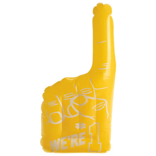 Yellow Number 1 Hand Inflates