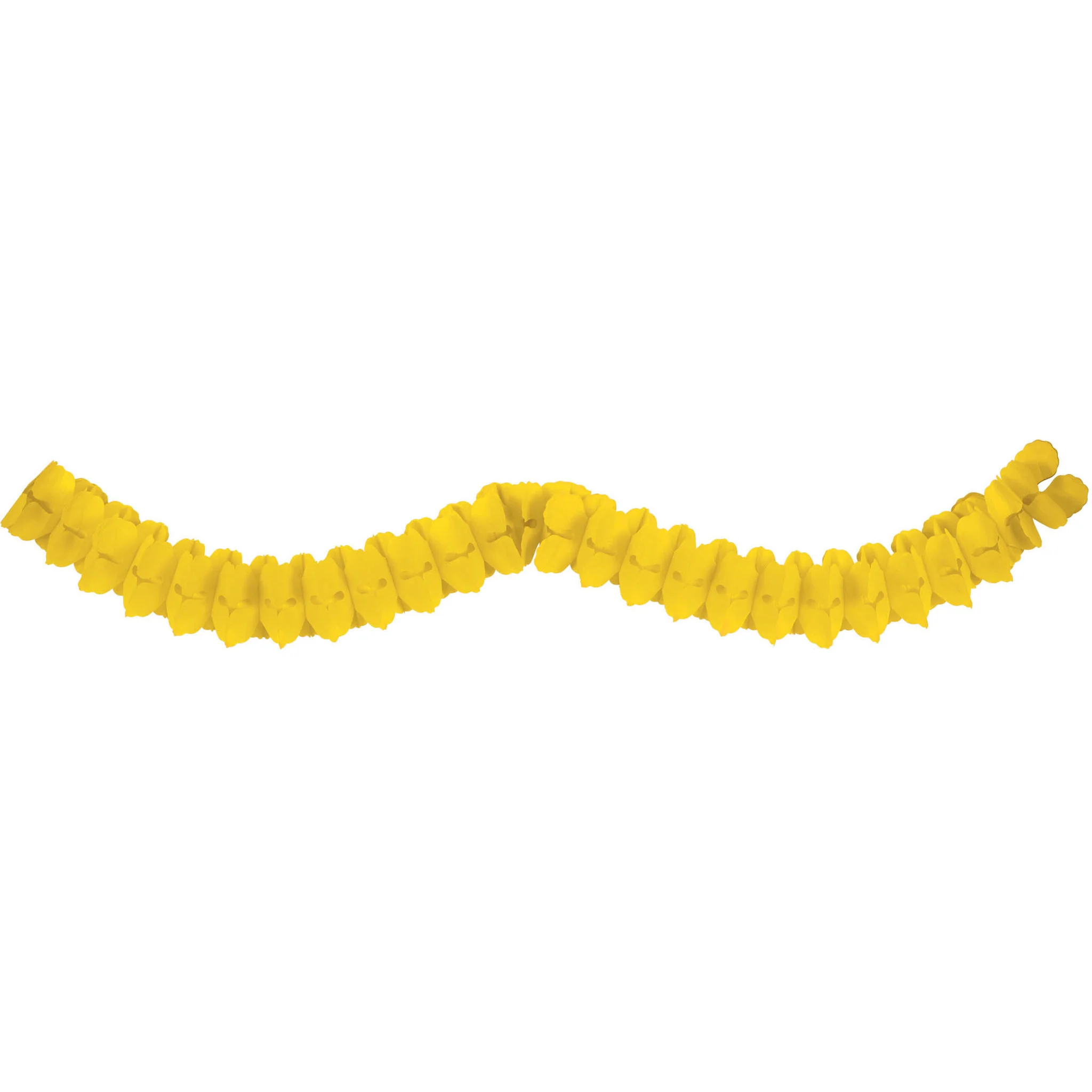 12' Yellow Sunshine Tissue Paper Garland