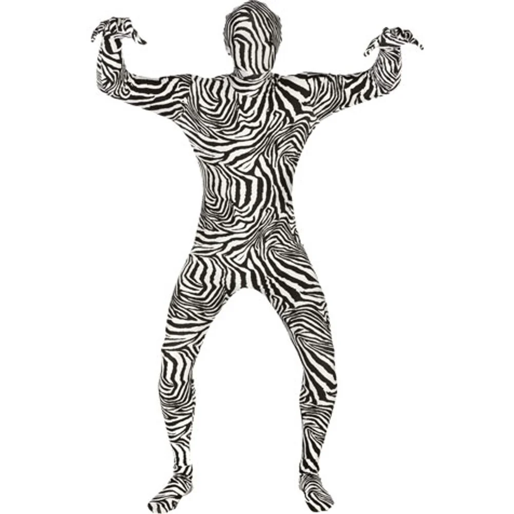 Zebra Morphsuit Mens XX-Large