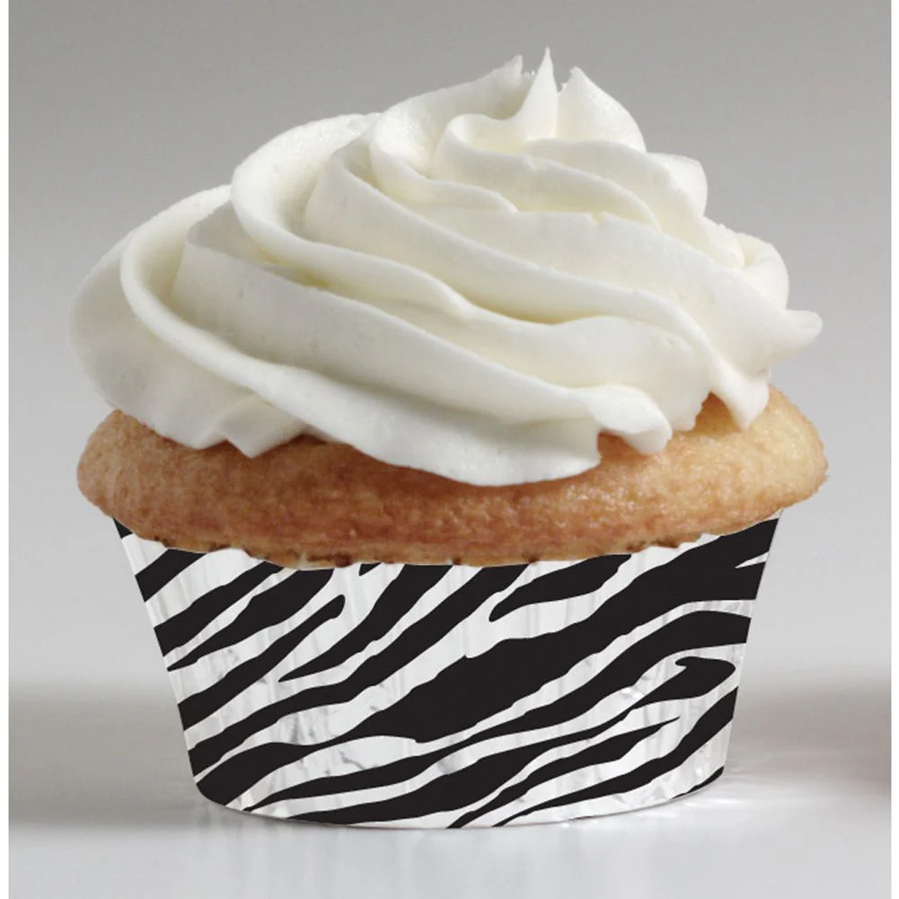 Zebra Print Mini Baking Cups (100ct)